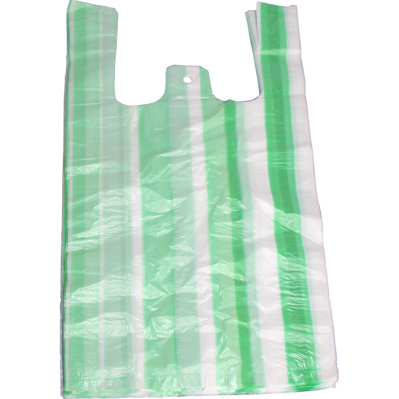 HDPE candy strip T-shirt bags